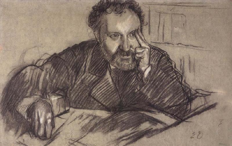 Edgar Degas Study for Edmono Duranty Spain oil painting art